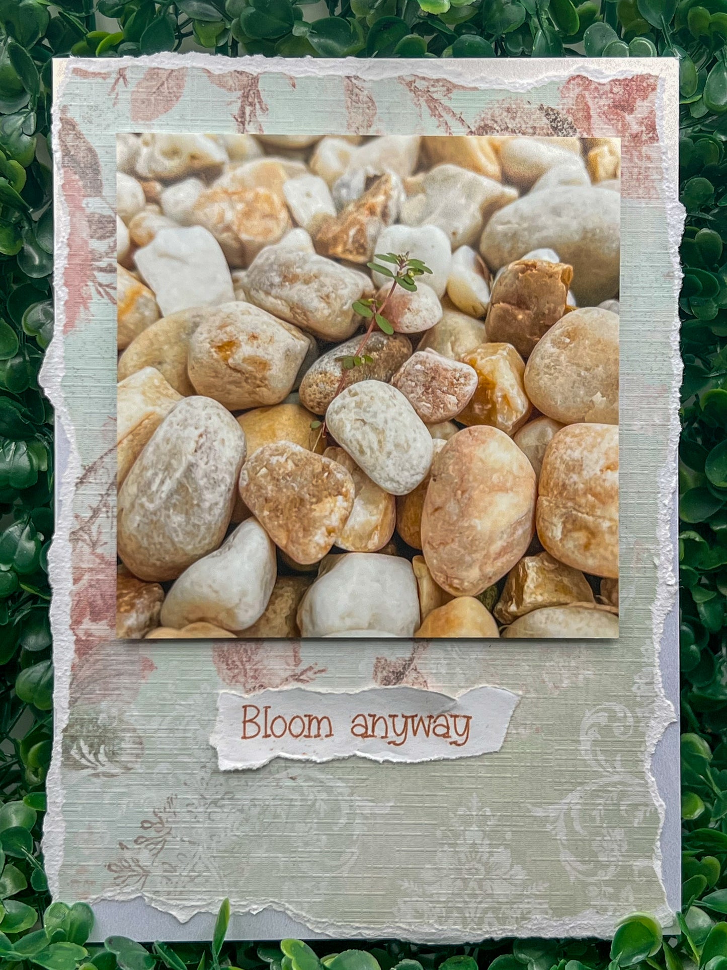 Bloom Anyway Greeting Card – Victorian Whimsy Collection