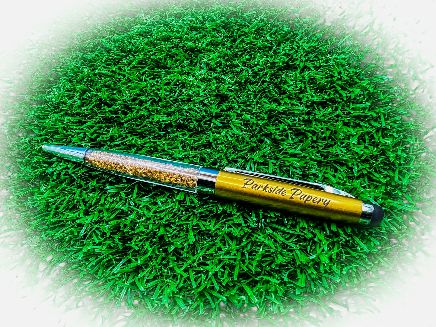 Crystal Diamond Stylus Ballpoint Pen – Gold (Black Ink)