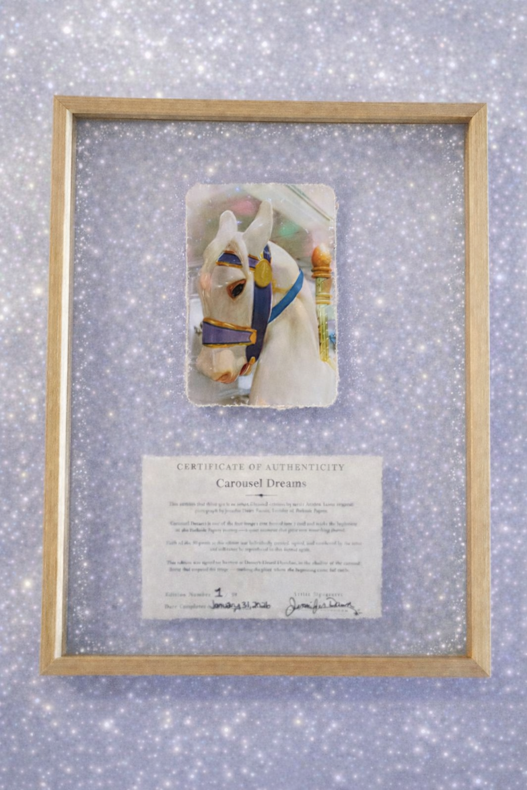 Carousel Dreams — Limited Edition Signed Print (Framed)