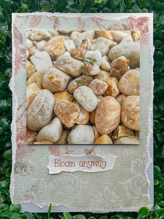 Bloom Anyway Greeting Card – Victorian Whimsy Collection