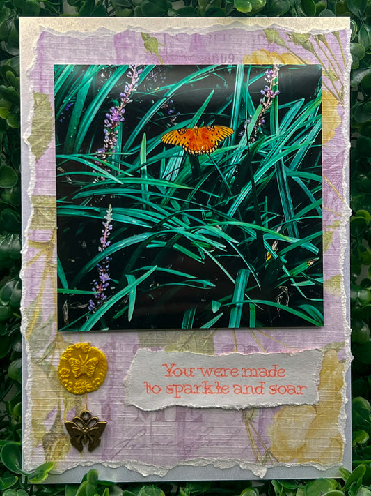 Sparkle and Soar Greeting Card – Victorian Whimsy Collection