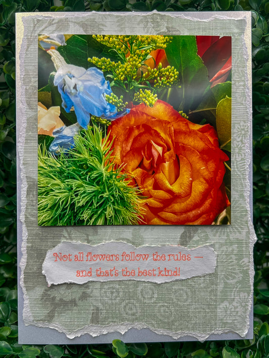 Not All Flowers Greeting Card – Victorian Whimsy Collection