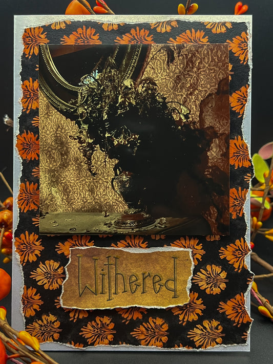 Withered Greeting Card – Haunted Whispers Collection