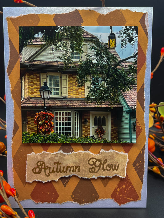 Autumn Glow Greeting Card – Haunted Whispers Collection