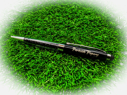 Little Luxuries Pen – Midnight Black Crystal